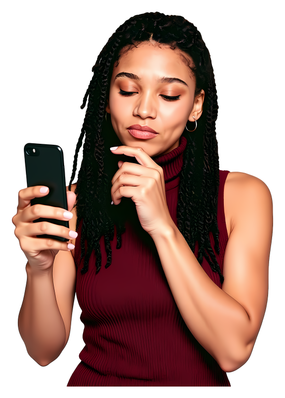 Personne sur téléphone et ordinateur